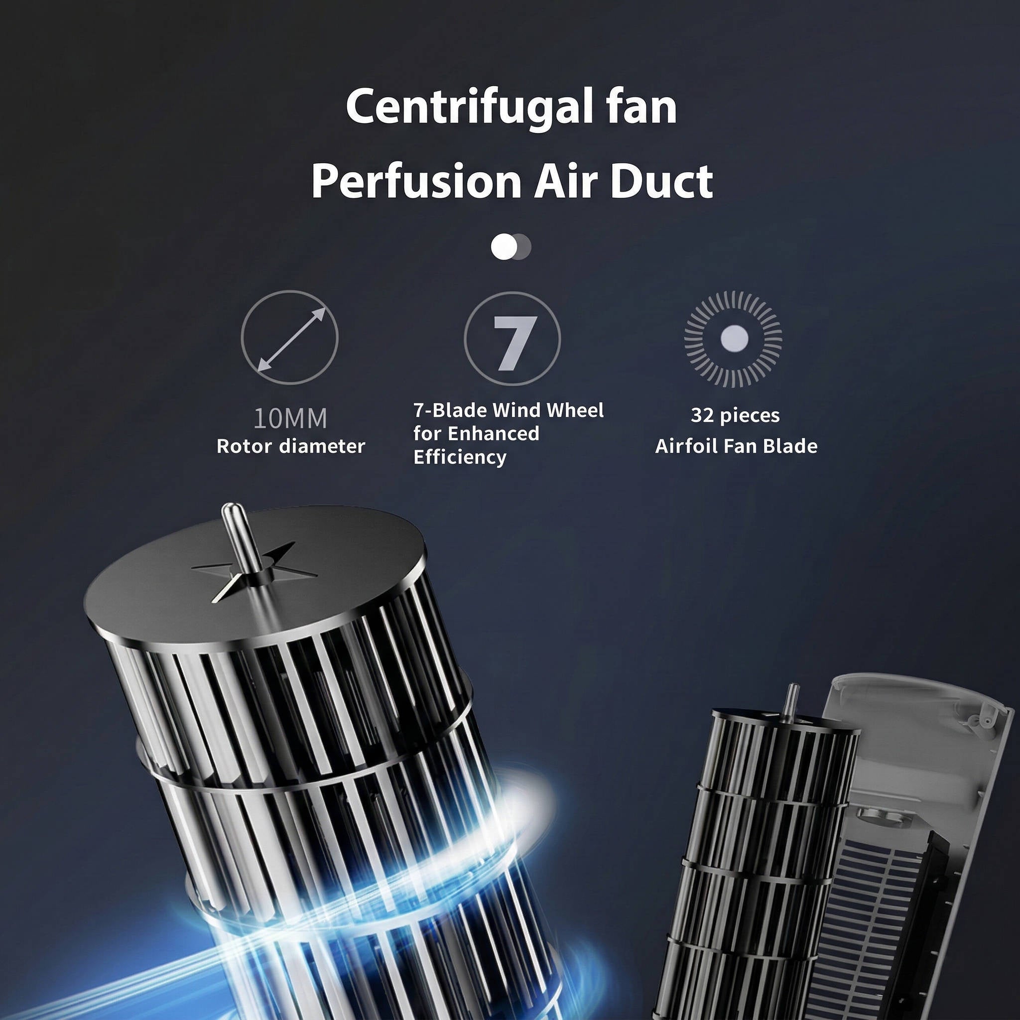 Portable Ac Unit Air Conditioner for Bedroom, Powerful & Smart Room Cooler, Windowless, Quiet for Sleep