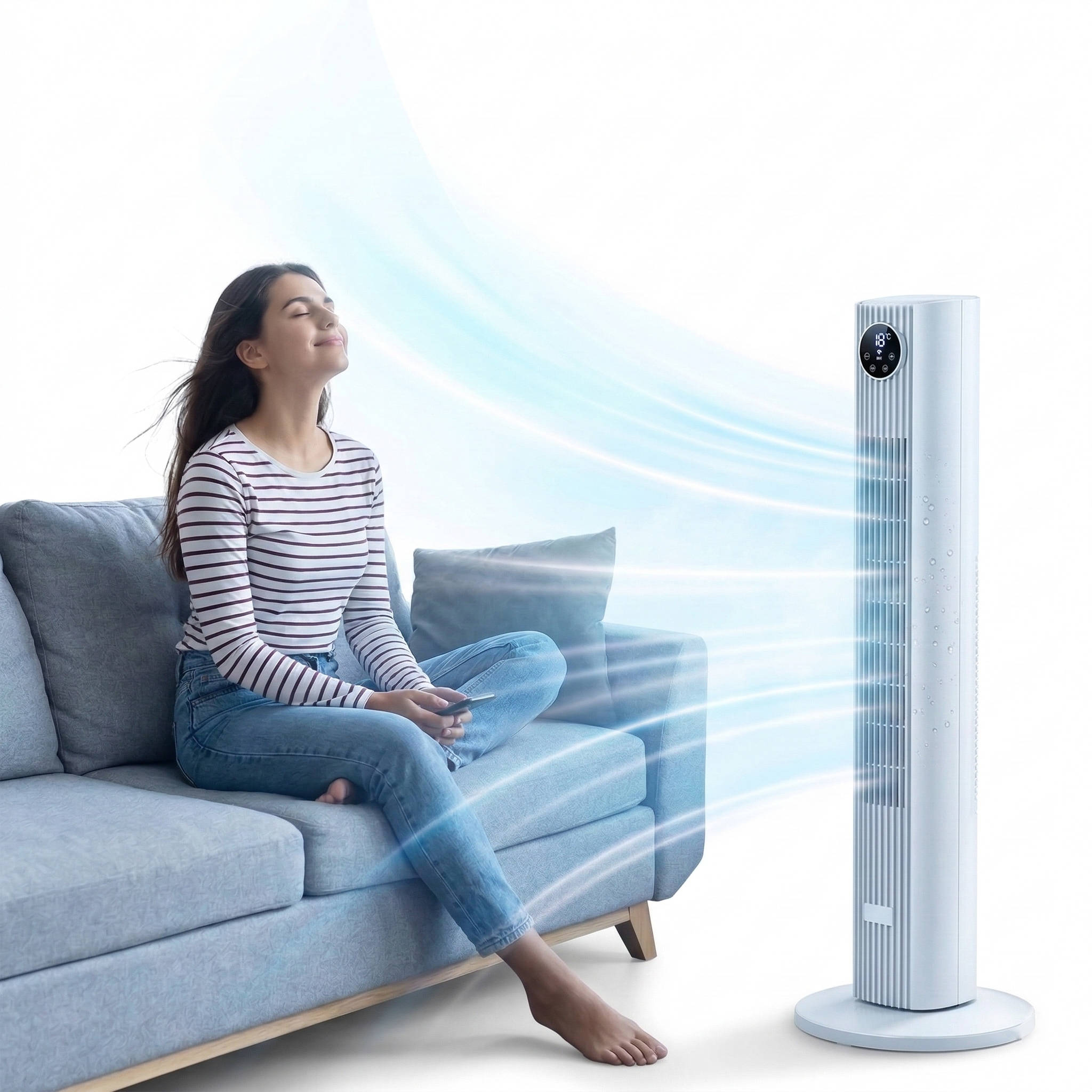 Portable Ac Unit Air Conditioner Cooler for Bedroom & Apartment, Room Air Cooler, Windowless