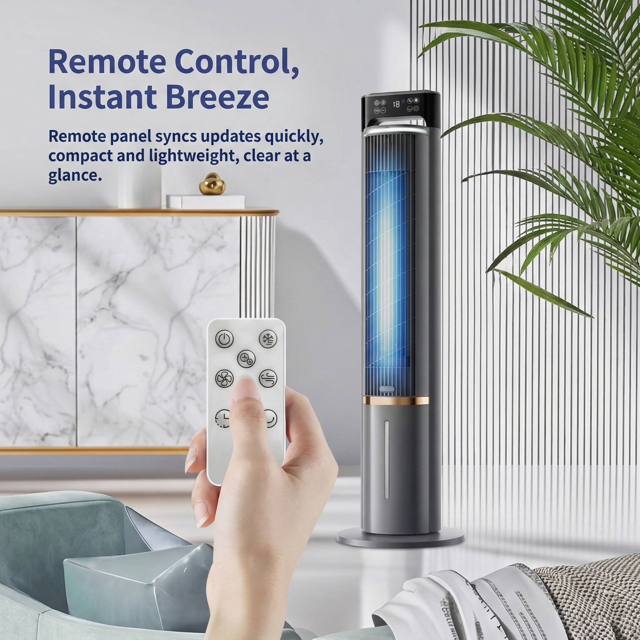 Portable Ac Unit Air Conditioner for Bedroom, Powerful & Smart Room Cooler, Windowless, Quiet for Sleep
